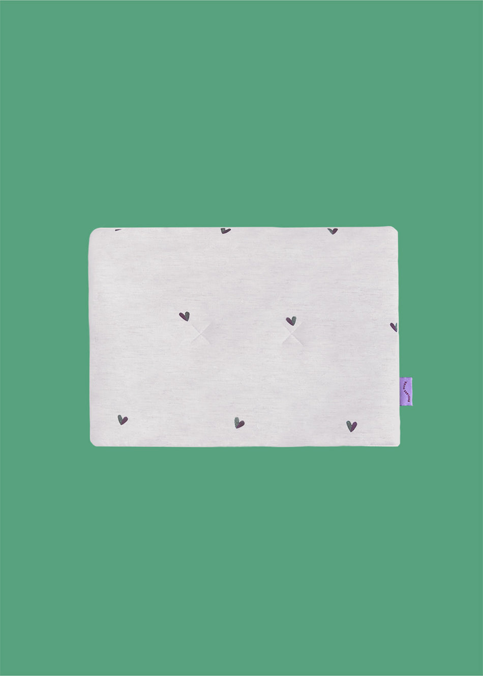 Bambusowa poduszka z wypełnieniem w serduszka