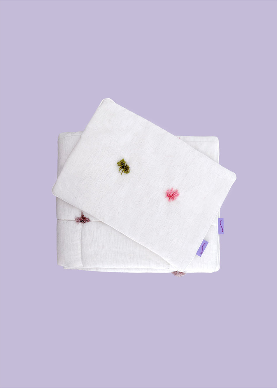 Pościel bambusowa dla dzieci i niemowląt z wypełnieniem - Pink