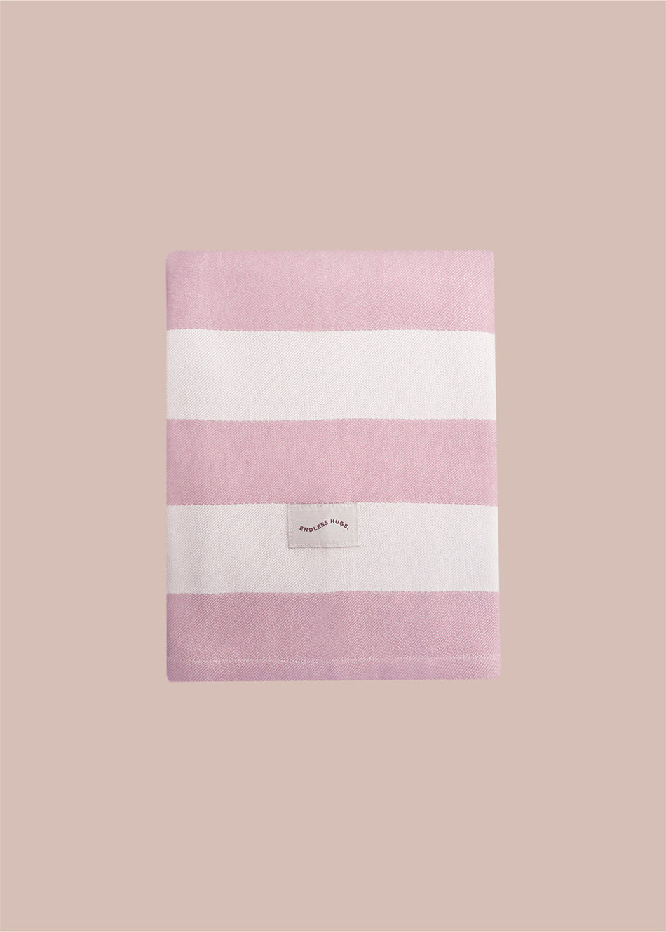 Ręcznik bambusowy w różowe pasy