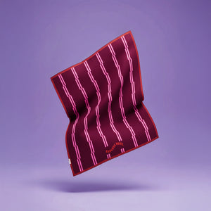 Bawełniany kocyk dla niemowlaka 80x100 cm - Burgundy