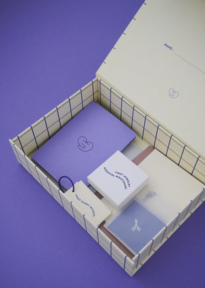 Memory Box – Pudełko wspomnień dla niemowląt w kratę - Butter