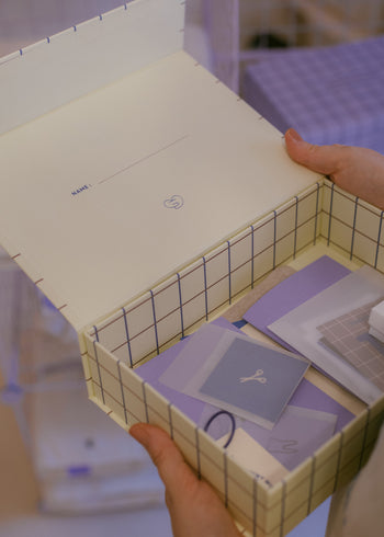 Memory Box – Pudełko wspomnień w kratę - Butter