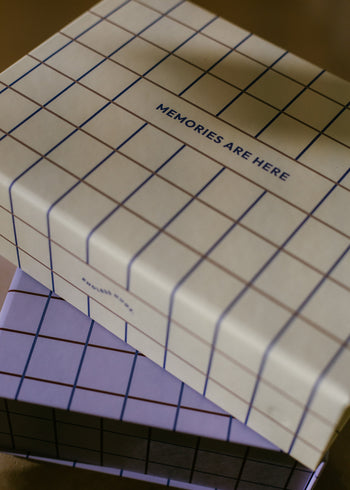 Memory Box – Pudełko wspomnień w kratę - Butter