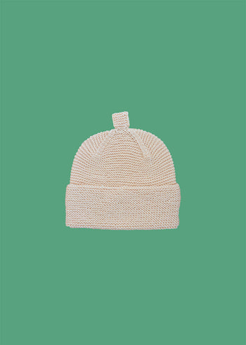 Czapka dziecięca 100% wełna merino - Butter