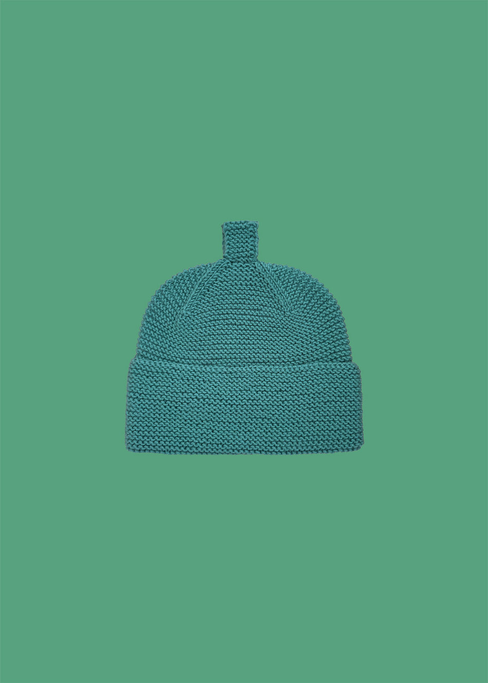 Czapka dziecięca 100% wełna merino - Zielona