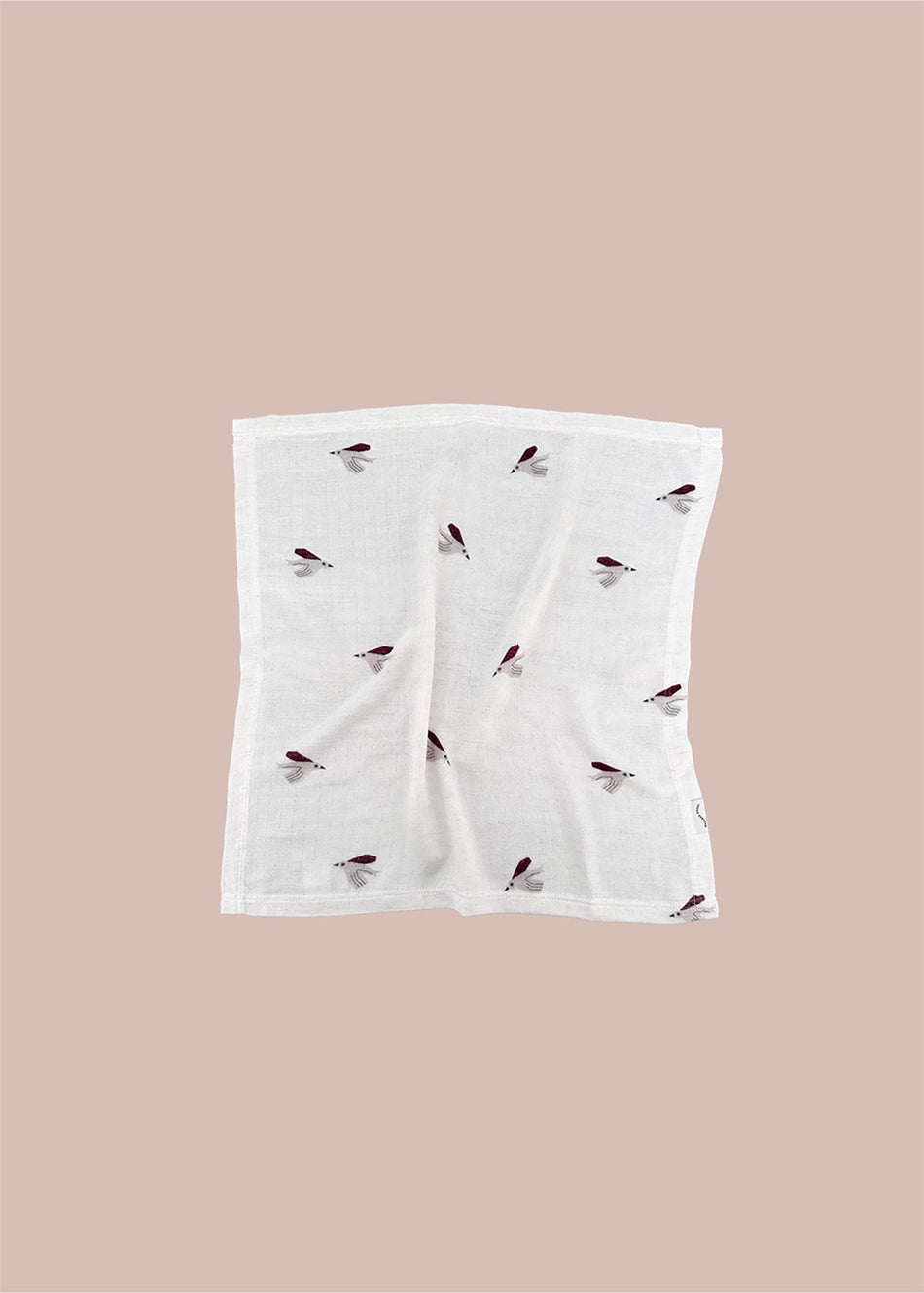 Pieluszka muślinowa bambusowa w ptaszki - 60x60 cm