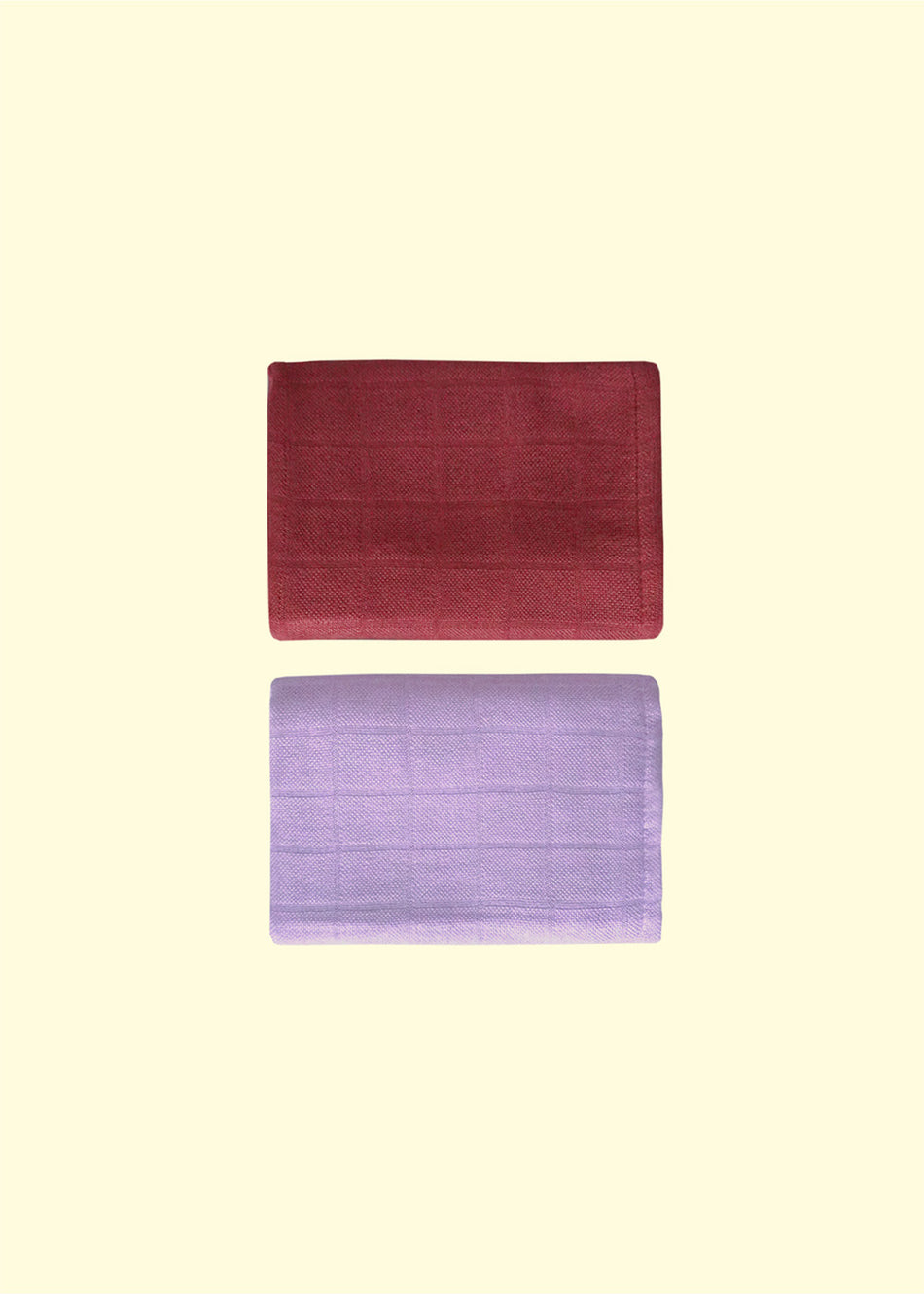 Pieluszki muślinowe bambusowe - Dwupak 60x60 cm - Lila