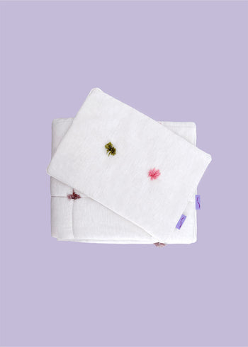 Pościel bambusowa dla dzieci i niemowląt z wypełnieniem - Pink