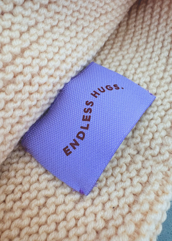 Czapka dziecięca 100% wełna merino - Butter