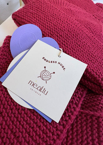 Czapka dziecięca 100% wełna merino - Czerwona