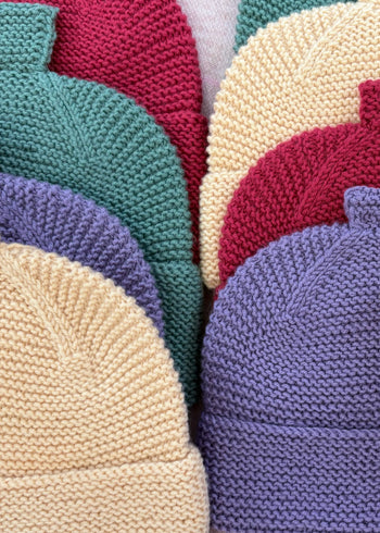 Czapka dziecięca 100% wełna merino - Czerwona