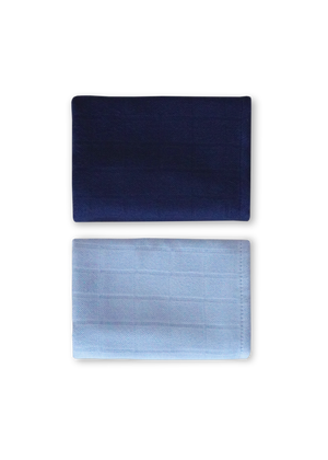 Pieluszki muślinowe bambusowe - Dwupak 60x60 cm - Blue