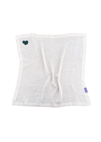 Pieluszki muślinowe bambusowe w serduszka - Dwupak 60x60 cm
