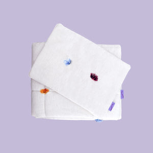 Bamboo bedding for children and babies with filling - Blue