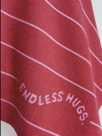 100% Merino Wool Blanket 80 × 100 cm - Red