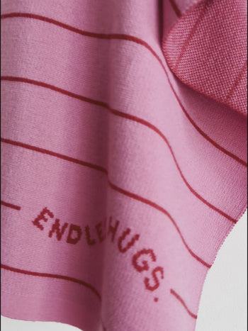 Babydecke aus 100 % Merinowolle 80 × 100 cm - Rosa